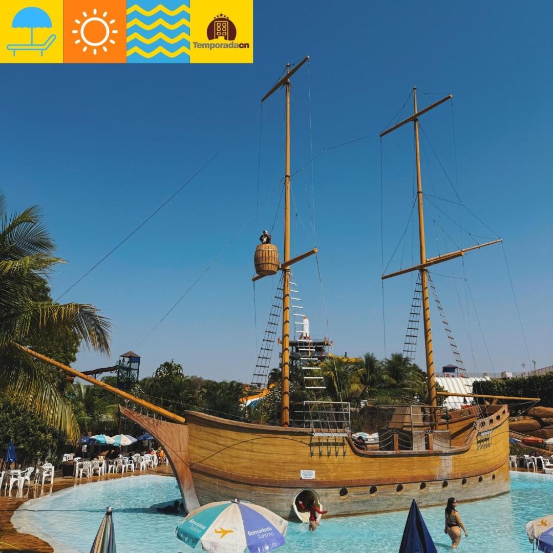 Aparthotel Piazza Diroma Com Acesso Ao Acqua Park- Temporada Cn Caldas Novas